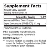 American BioSciences Metatrol, gelules d'extrait de germe de blé fermenté, capsules végétariennes pratiques.