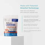 Pastilles Silver Biotics vitamine C orange, saveur rafraîchissante et équilibrée.