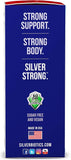 Bouteille Silver Biotics prête à être emportée lors de déplacements.