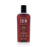 AMERICAN CREW arbre-a-the 3-en-1 bouteille prête pour le rituel quotidien.