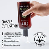 AMERICAN CREW arbre-a-the-1 3-en-1 parfum frais et aromatique.