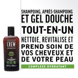 AMERICAN CREW arbre-a-the-1 3-en-1 peau douce après la douche.