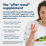 American Health Papaye Enzyme et Chlorophylle — arôme frais pour une haleine plus fraîche.