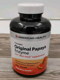 American Health Papaye Enzyme Original – boîte, soutien potentiel à la digestion.