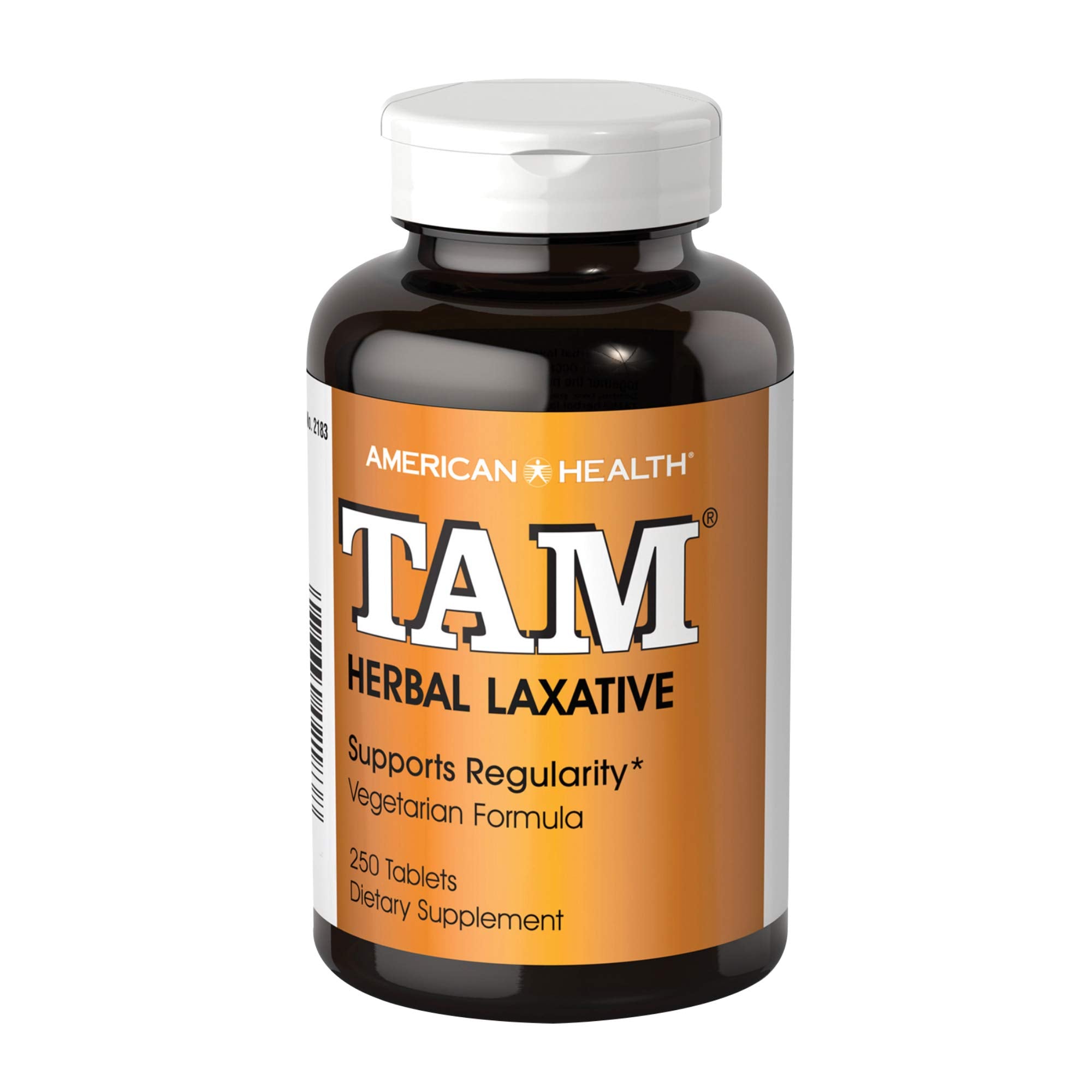 Tam Herbal Laxatif American Health – bouteille de 250 comprimés prête à l’emploi