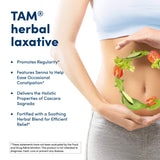 Tam Herbal Laxatif American Health – emballage extérieur élégant et informatif