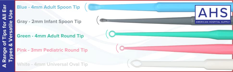 Matériau plastique durable des curettes AMERICAN HOSPITAL SUPPLY