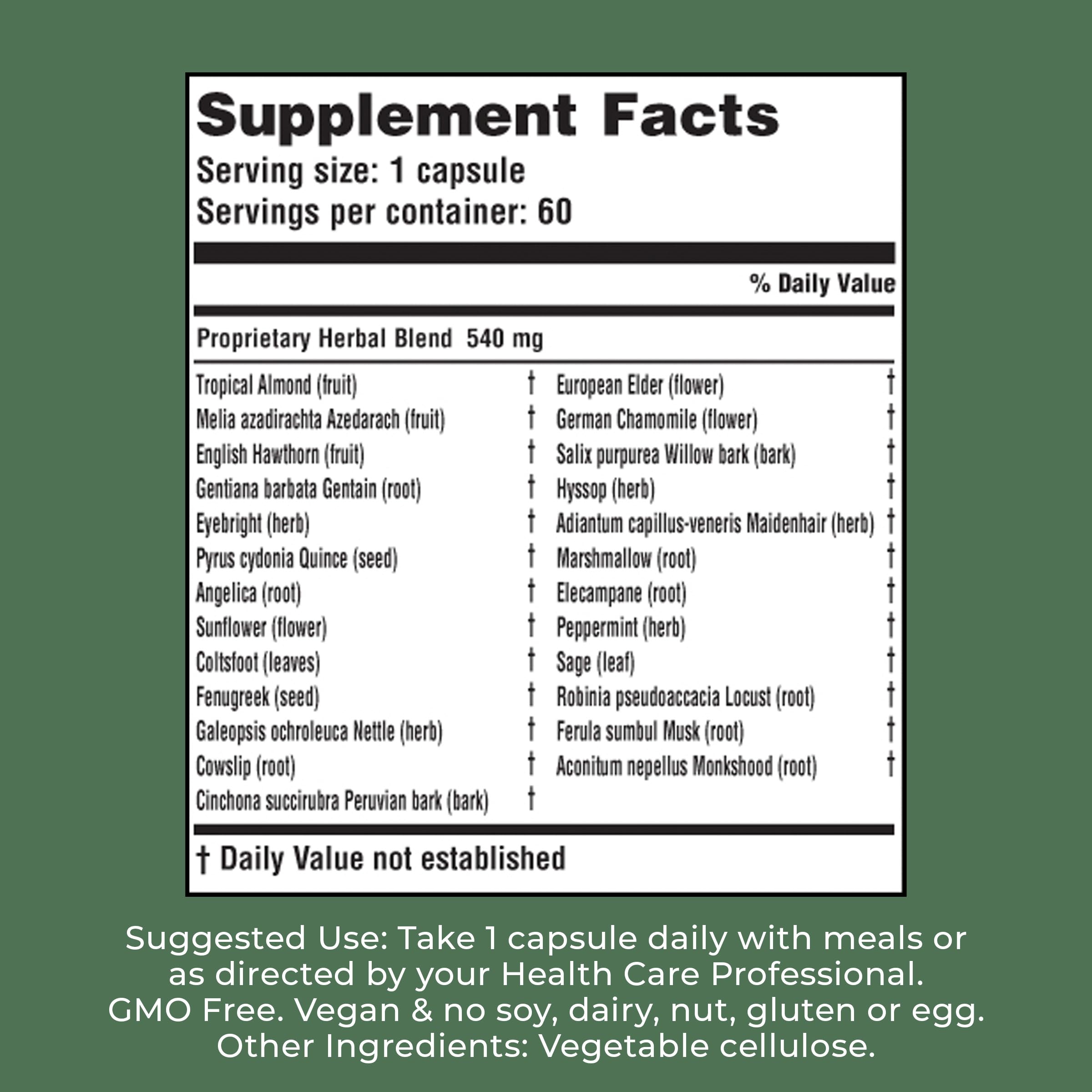 American Nutriceuticals Détox Essentielle – bouteille ouverte montrant les capsules