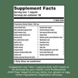 American Nutriceuticals Détox Essentielle – bouteille ouverte montrant les capsules