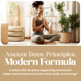 American Nutriceuticals Détox Essentielle – étiquette lisible sur la boîte