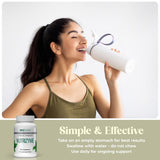 Étiquette Nutrizyme indiquant qualité et conseils d’utilisation.