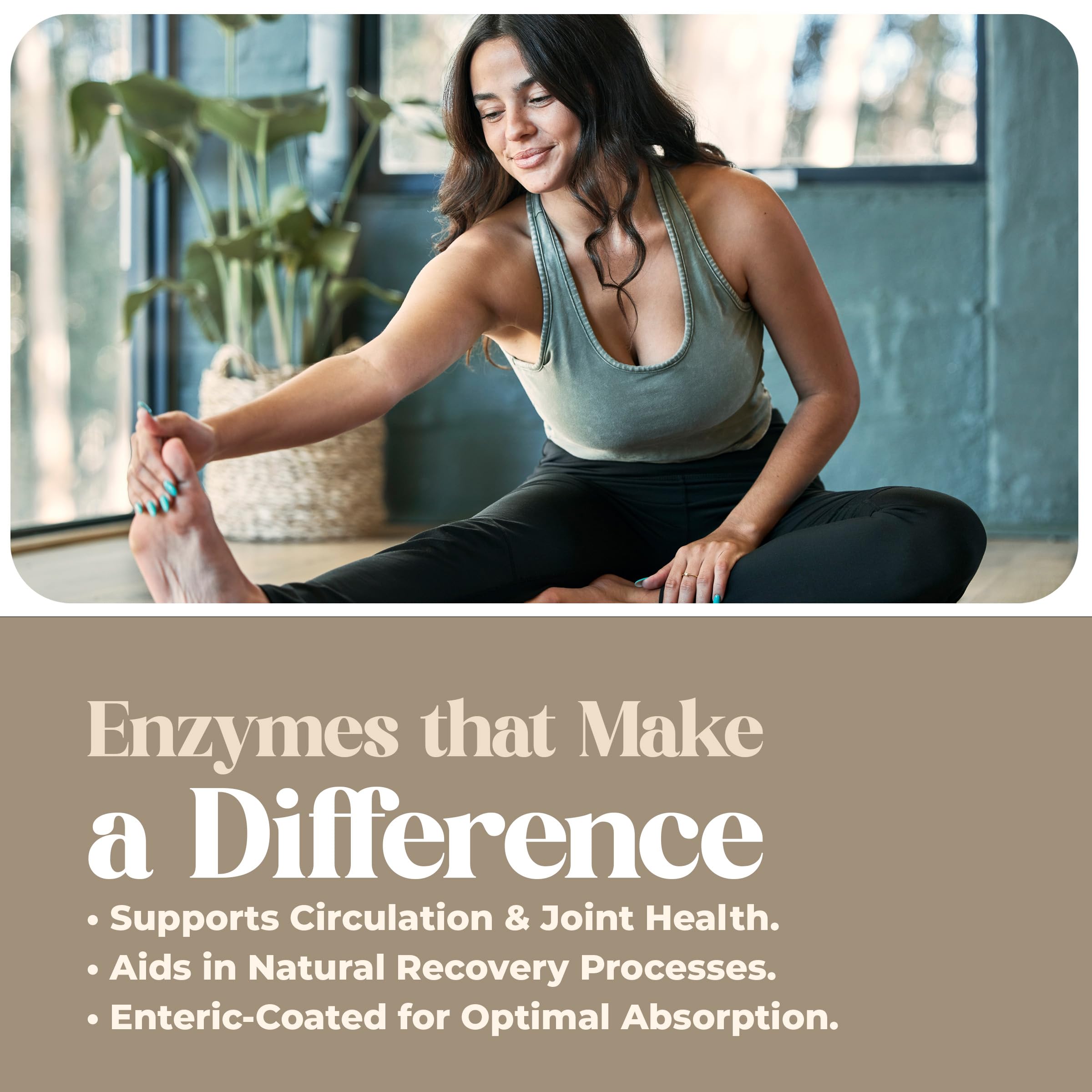 Ingrédients enzymatiques Nutrizyme pour un mélange polyvalent et potentiellement favorisant la circulation.