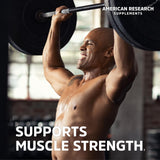 American Research Supplements Créatine Monohydrate – dose quotidienne de 5 g par portion