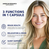 American Research Supplements illustration des quatre formes, glycinate, malate, taurate et L-Threonate pour une absorption optimale.