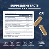 AMERICAN VITALITY Brain Formula: gélules prêtes, idéal pour une routine concentrée et durable.