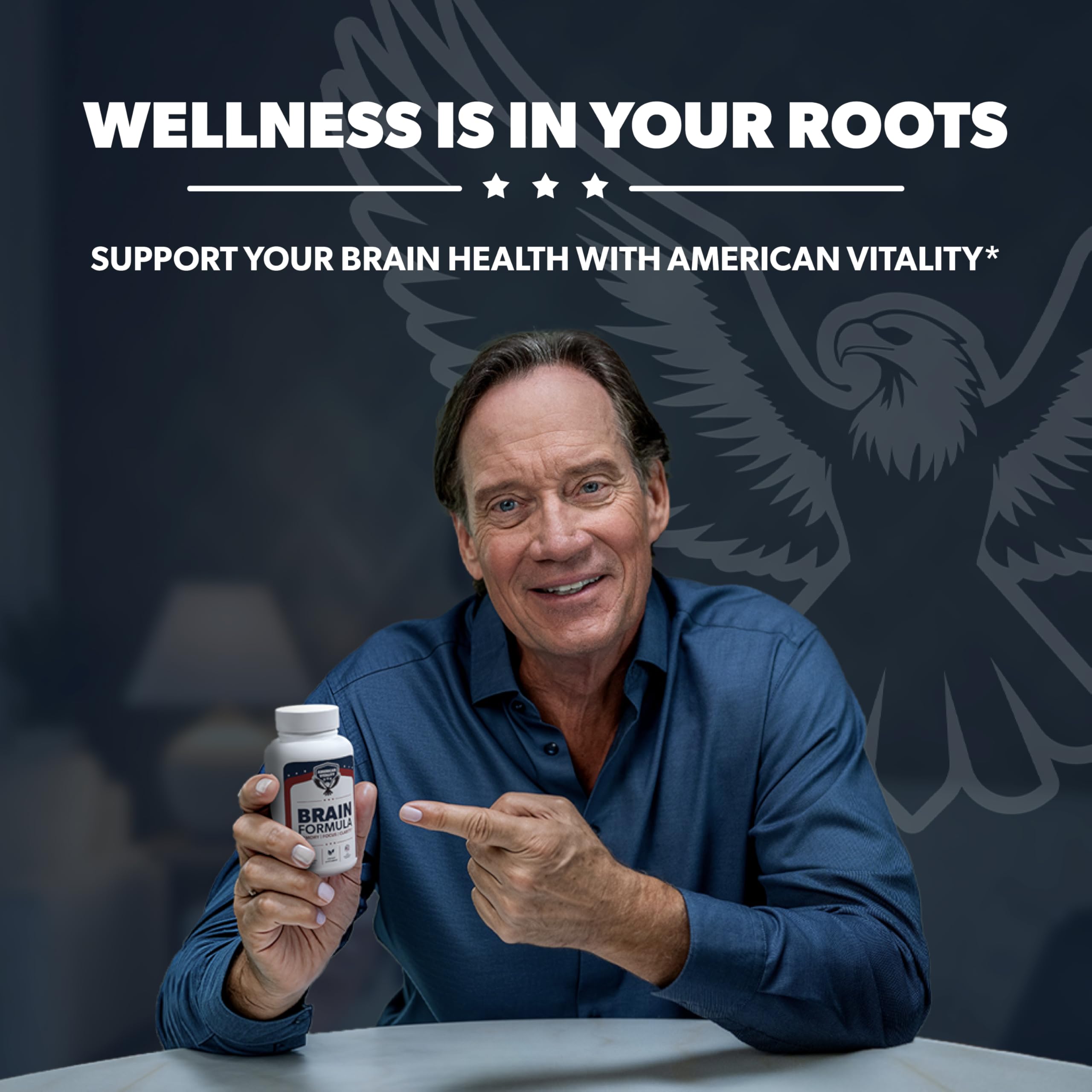AMERICAN VITALITY Brain Formula: énergie mentale calme grâce à GABA et caféine.