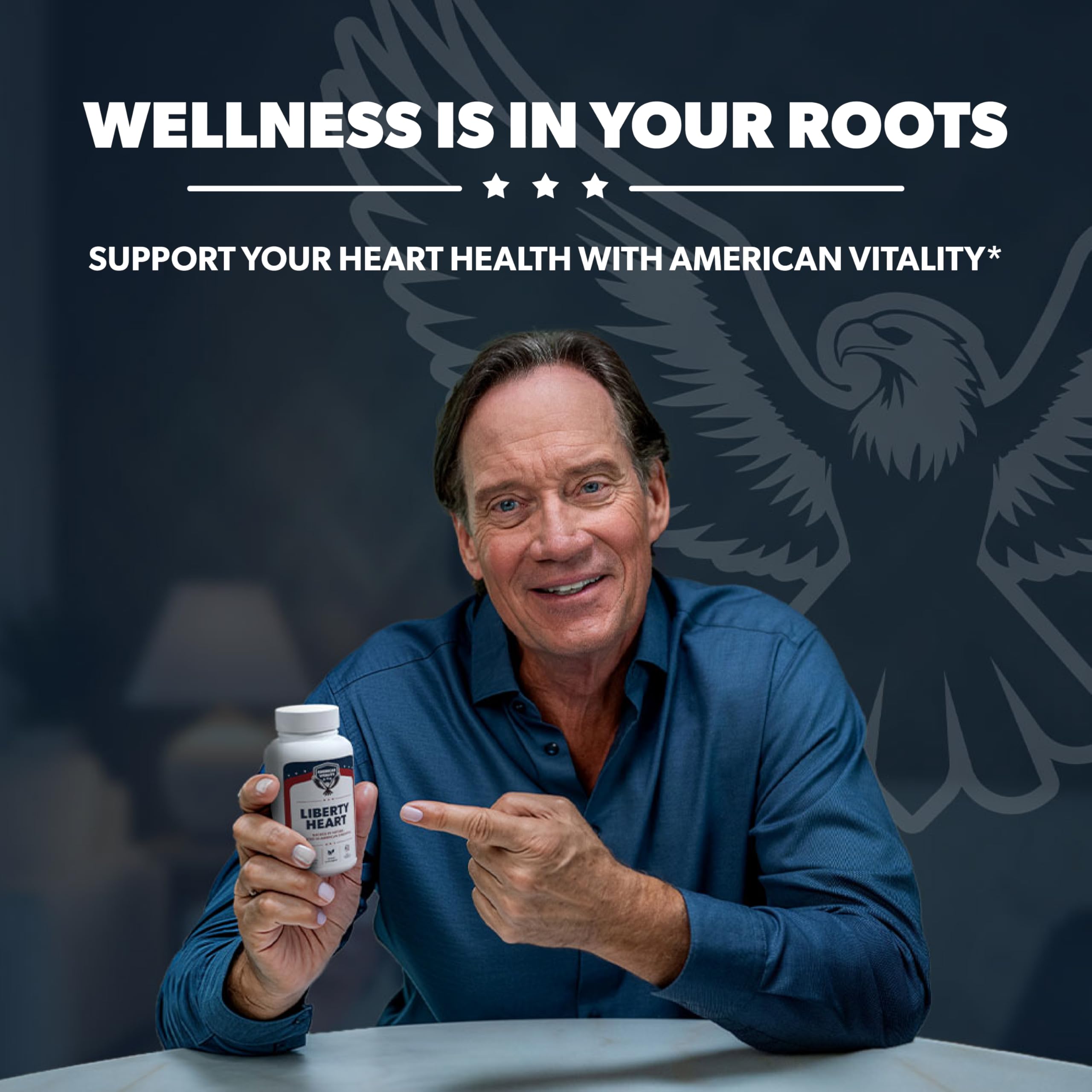 AMERICAN VITALITY Liberty Heart – Levure rouge comme ingrédient végétal pour le soutien lipidique.