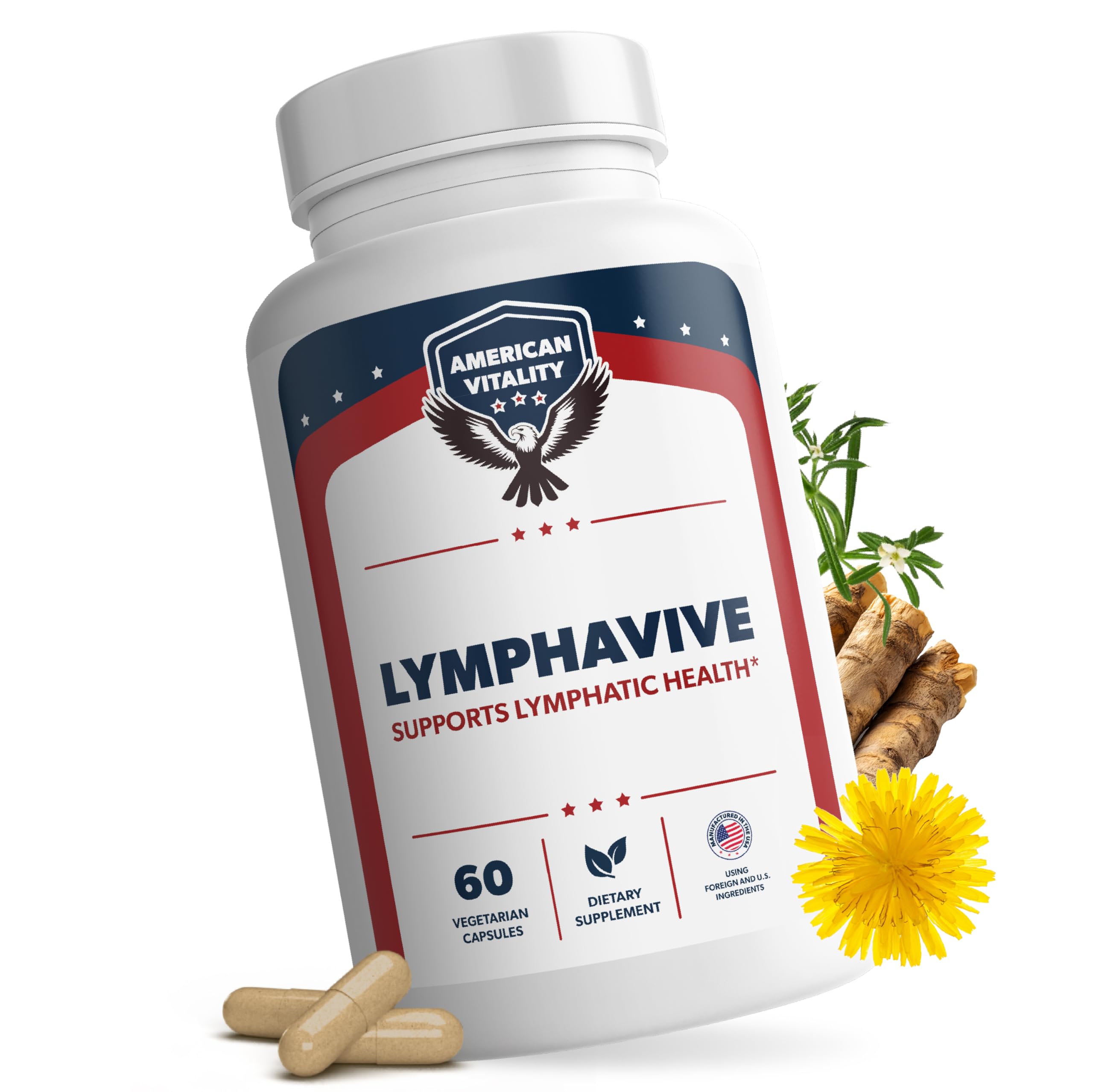 AMERICAN VITALITY LymphaVive - bouteille: utilisation quotidienne simple et pratique
