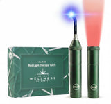 American Wellness Authority bâton LED sur le visage, soin ciblé et relaxant.