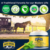 Amish Origins Crème douleurs genoux, soulagement localisé et pénétration efficace.