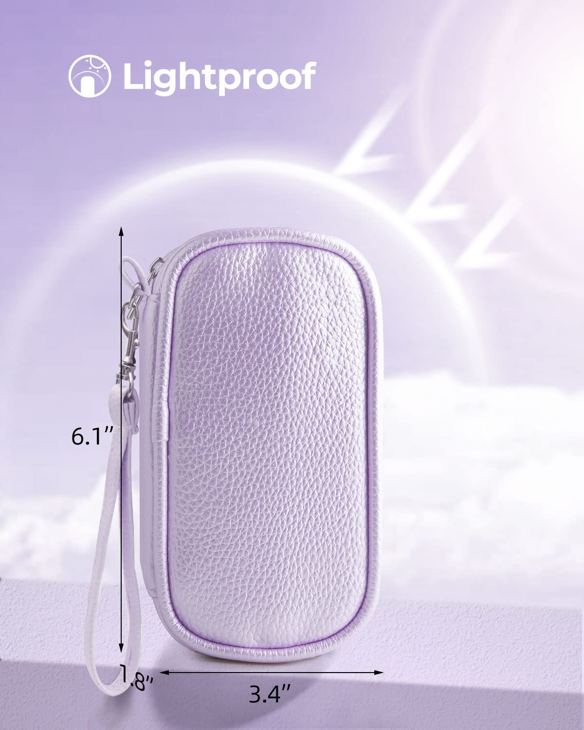 AMOOS Accessoire pratique voyage et travail: design élégant et protection des pilules.