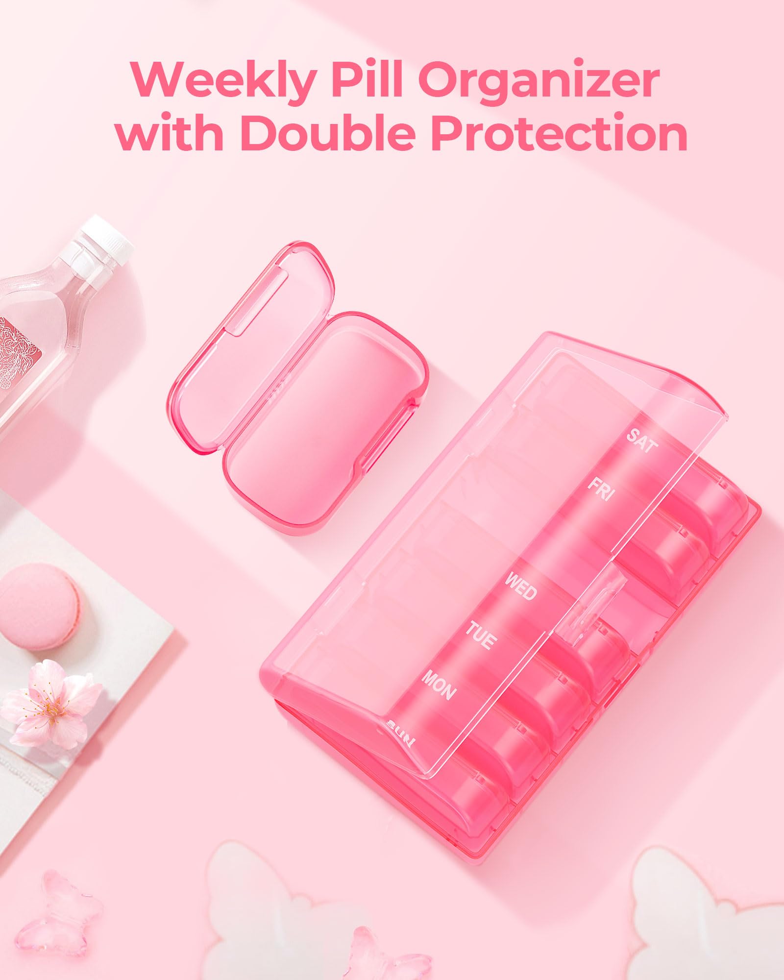 AMOOS voyage: protection anti fuite et rangement sûr lors des déplacements.