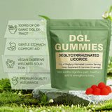 AMOQUCT Dgl Gummies — gelules-fruits, texture fruitée et confort digestif léger.