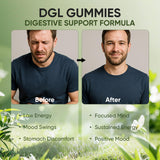 AMOQUCT Dgl Gummies — visuel estomac, formulation naturelle offrant un soutien doux.