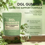 AMOQUCT Dgl Gummies — utilisation quotidienne, saveur fruits rouges agréable et format facile à prendre.