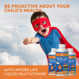 Saveur orange éclatante – Amore Life rend la routine vitaminée plus agréable.