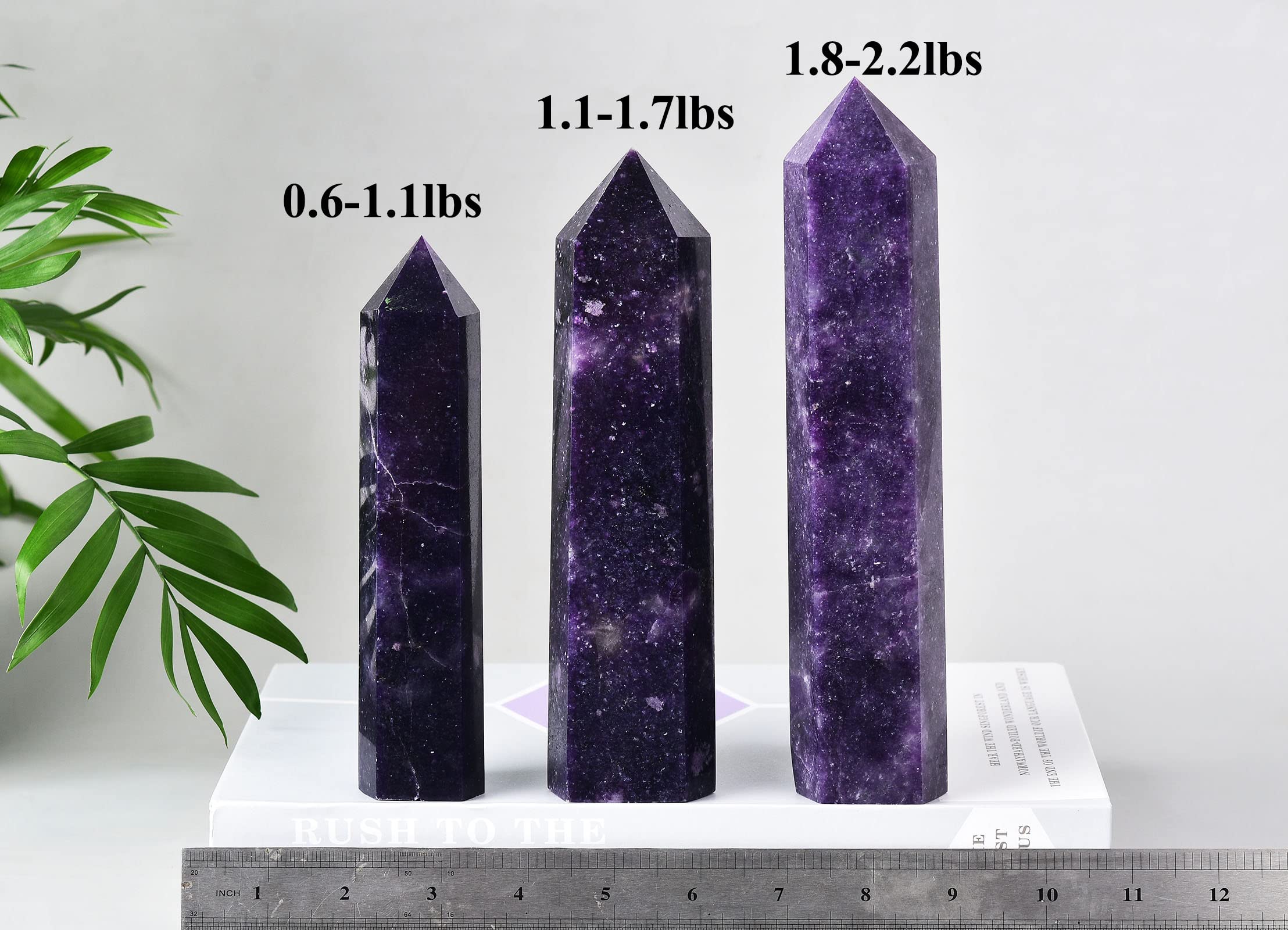 AMOYSTONE deco cristal Lepidolite ajoute une touche zen à votre intérieur