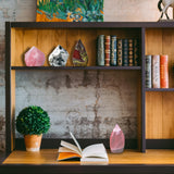 AMOYSTONE bâton d'agate mousse – décor apaisant et naturel pour intérieur