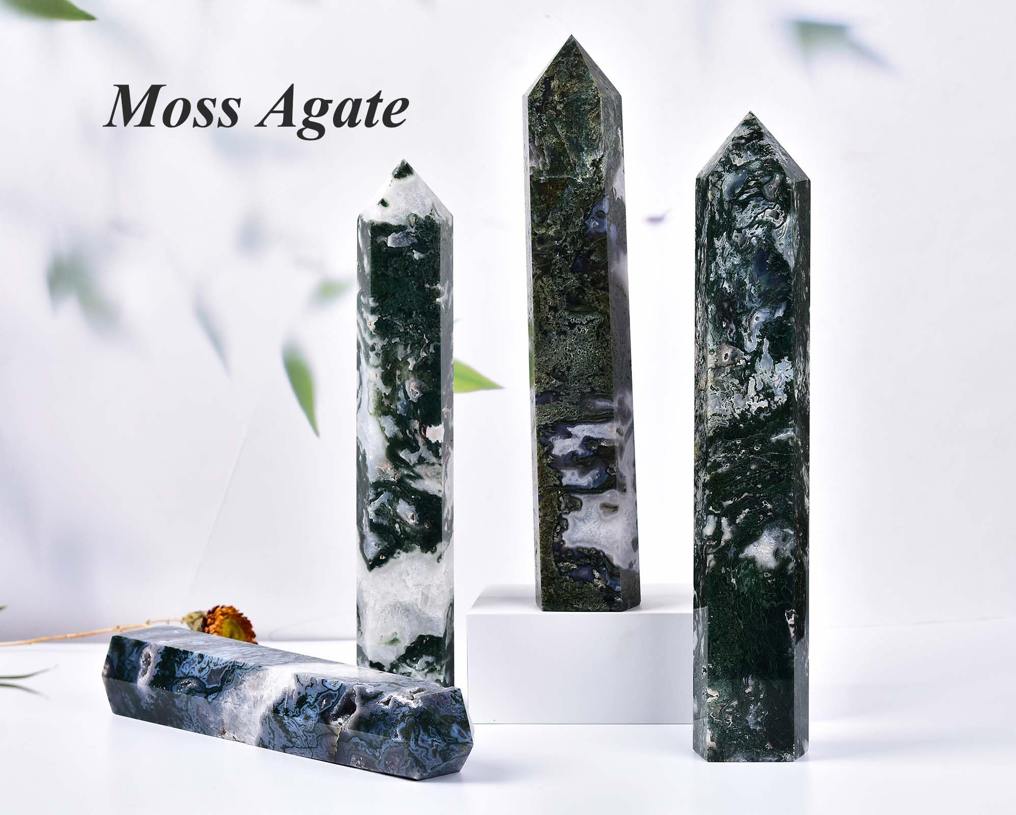 AMOYSTONE Ambiance zen et bien-être grâce au cristal Moss Agate