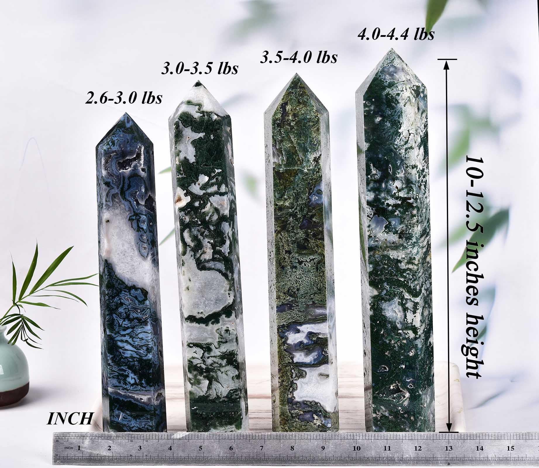 AMOYSTONE Atelier méditation cristal Moss Agate pour concentration