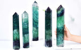 AMOYSTONE cadeau cristal fluorite, idéal pour offrir une décoration zen