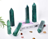 AMOYSTONE collection fluorite verte, cadeau parfait pour amateurs de minéraux.