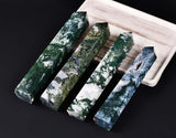 AMOYSTONE Déco maison Moss Agate pour ambiance paisible et élégante