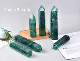 AMOYSTONE décoration cristal fluorite verte, pièce élégante pour pièce calme.