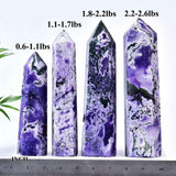 AMOYSTONE facettes 6-pointe mousse d'agate, focus énergétique pour pratiques spirituelles.