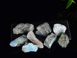 AMOYSTONE Labradorite labradorescence : éclat irisé idéal pour décoration d’intérieur