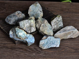 AMOYSTONE Labradorite pot de plante : embellissement sûr pour décor végétal