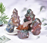 AMOYSTONE Ocean Jasper - Tour déco bureau, ajout coloré et apaisant.
