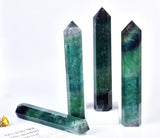 AMOYSTONE pièce décorative fluorite, favorise concentration et atmosphère sereine