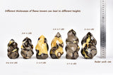 AMOYSTONE Septarian Flamme Tour – aide potentielle à l'harmonisation des chakras lors des séances