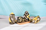 AMOYSTONE Septarian Flamme Tour – pièce d'exposition élégante pour pratique spirituelle