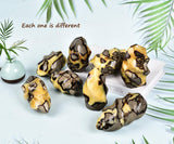 AMOYSTONE Septarian Flamme Tour – centre l'attention et invite à la contemplation quotidienne