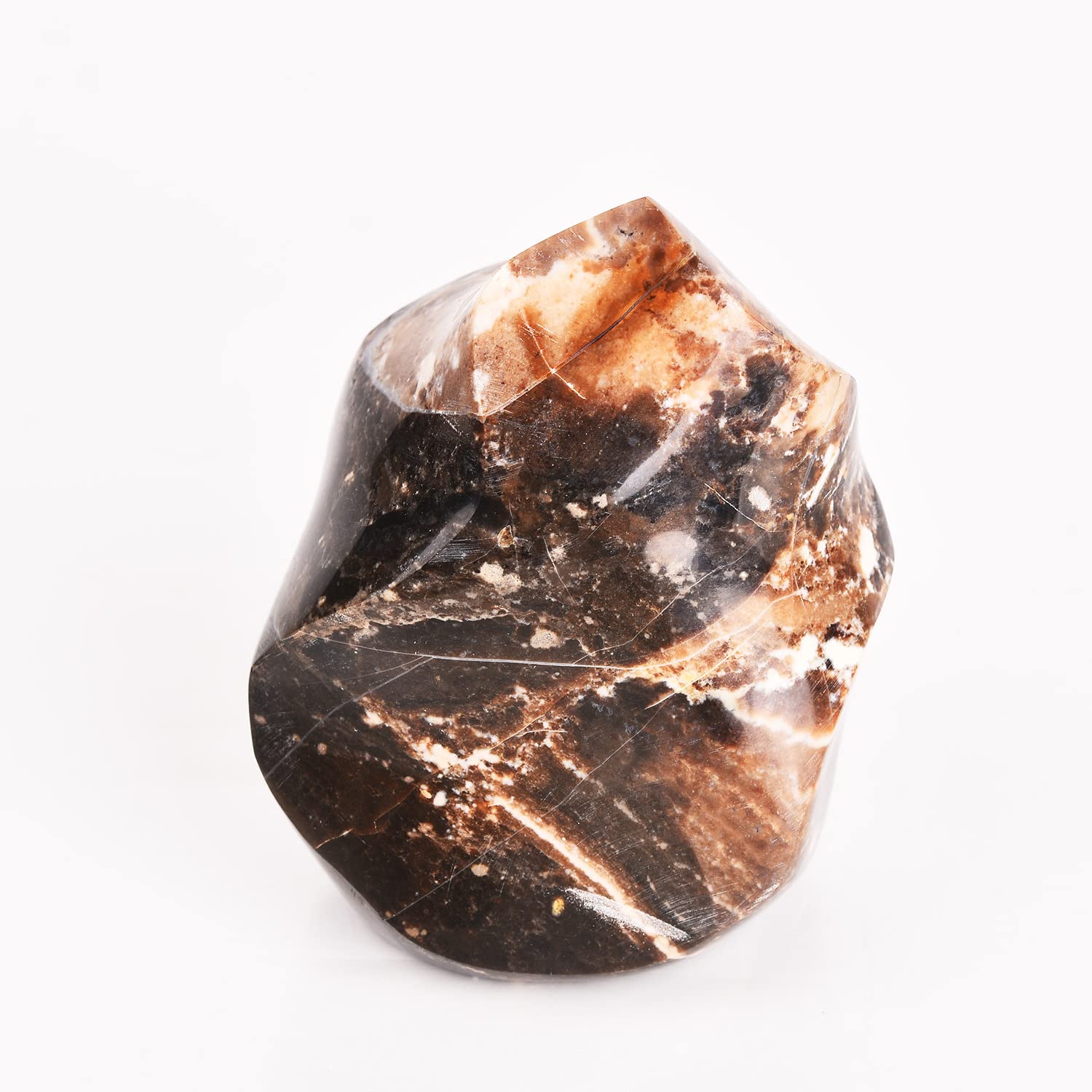 AMOYSTONE Tour cristal opale, pièce décorative qui équilibre l'ambiance