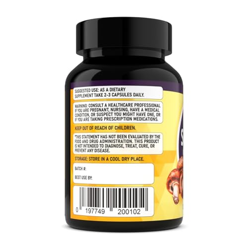 AMPEXT Shiitake Extrait - étiquette élégante, garantie de qualité et de pureté.