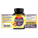 AMPEXT Shiitake Extrait - champignon partie-fructifiante, source naturelle de vitamines et minéraux.