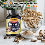 AMPEXT Shiitake Extrait - capsules végétales faciles à intégrer dans une routine.